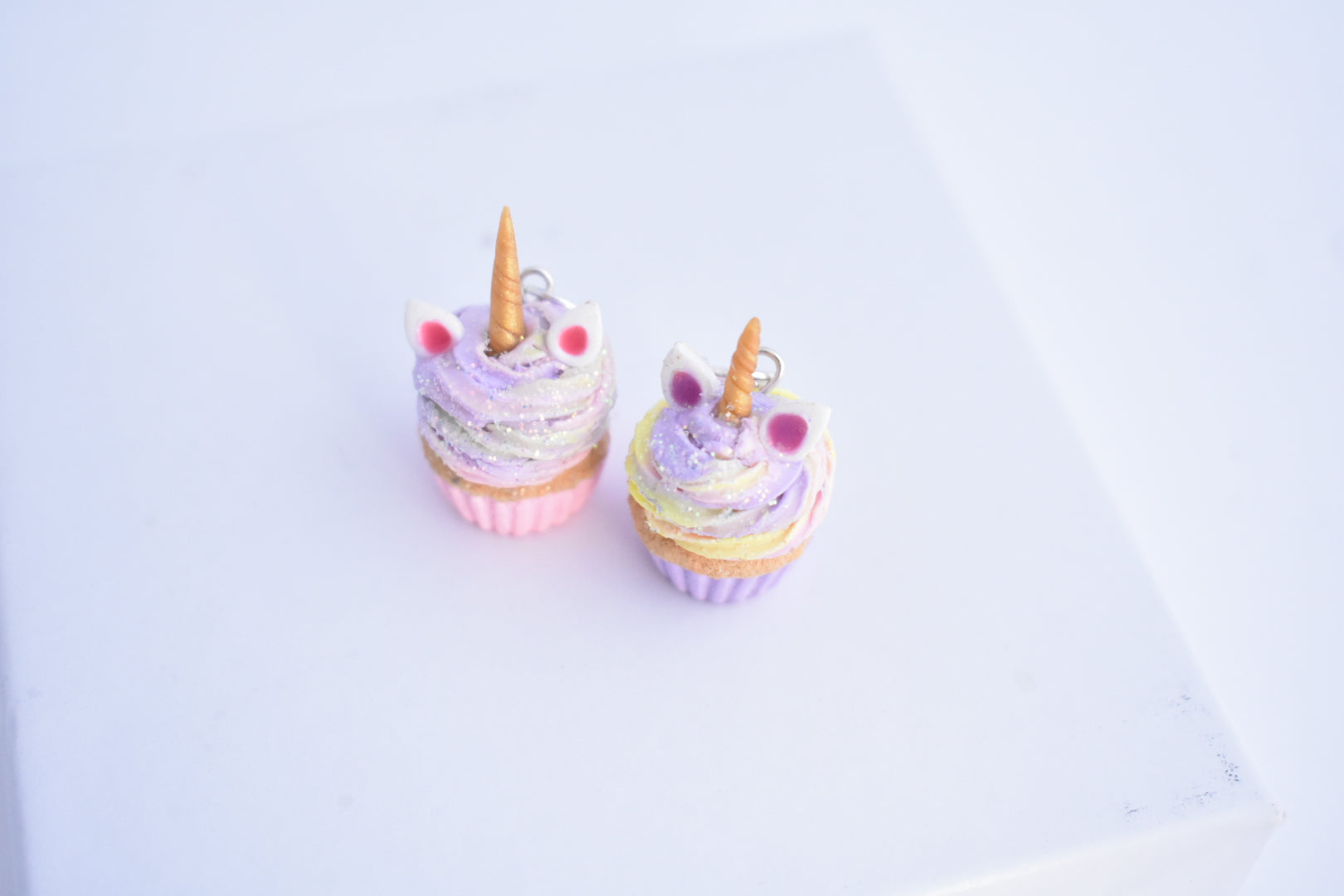 Scented BFF Unicorn Cupcake Charm set - Decadent Minis