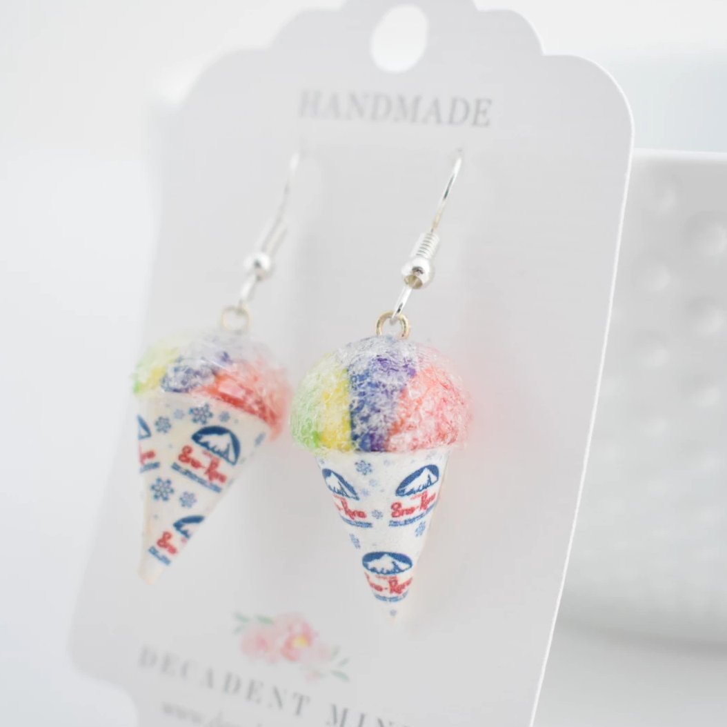 Scented Sno Cone Earrings - Decadent Minis
