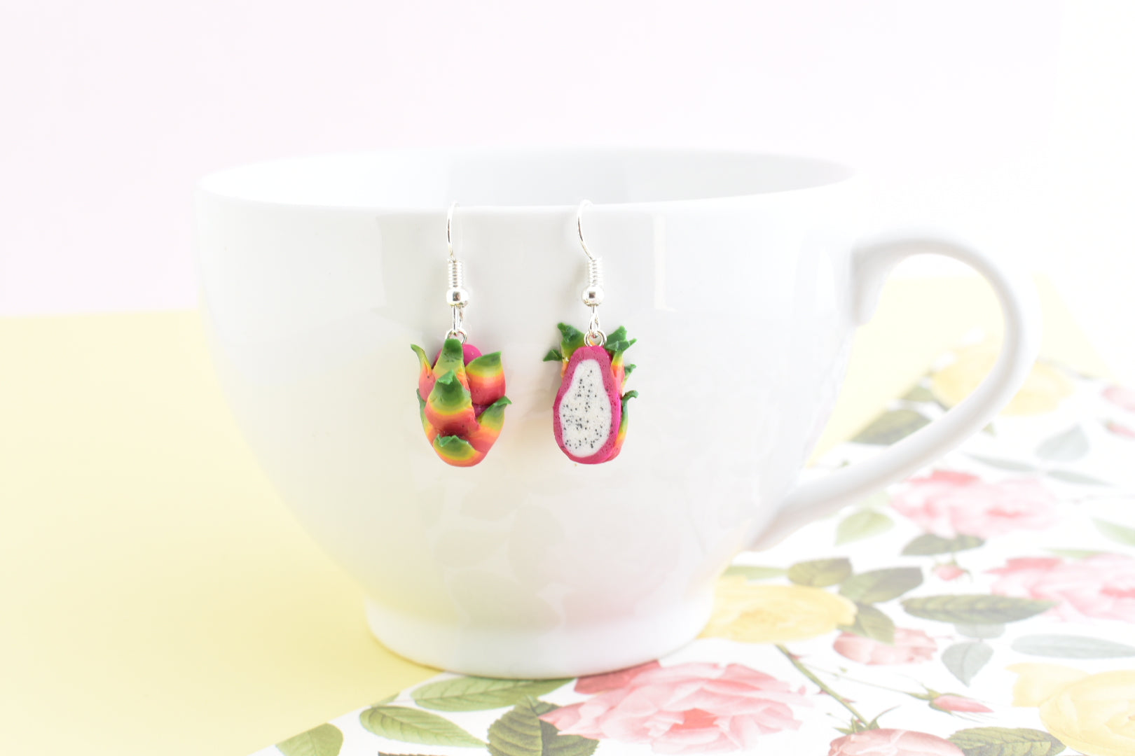 Dragon Fruit Earrings - Decadent Minis