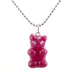 Scented Gummy Bear Necklace-Sterling Silver - Decadent Minis