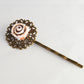 Scented Cinnamon Roll Hair Pin - Decadent Minis