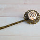 Scented Cinnamon Roll Hair Pin - Decadent Minis