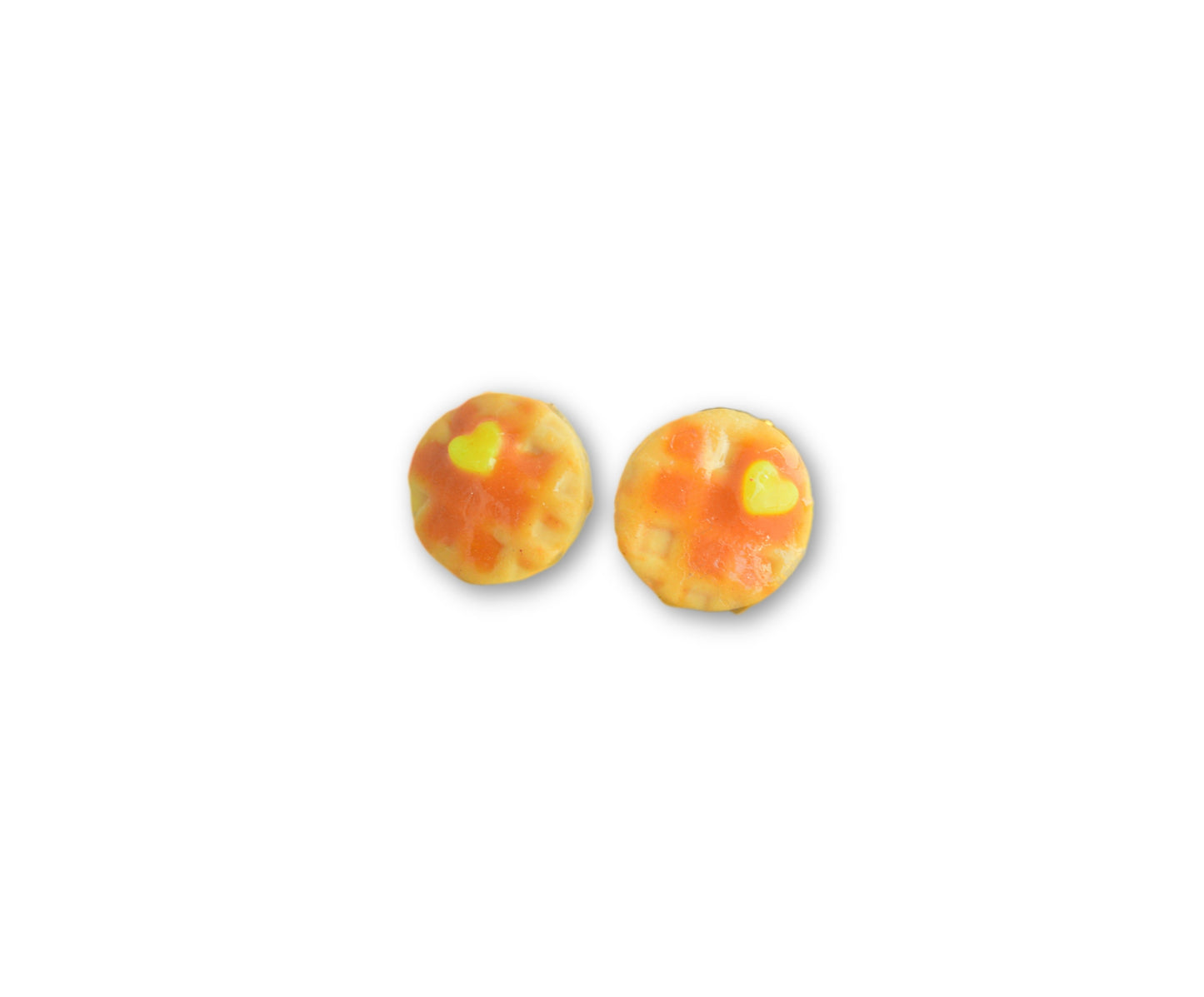 Scented Waffle Stud Earrings - Decadent Minis