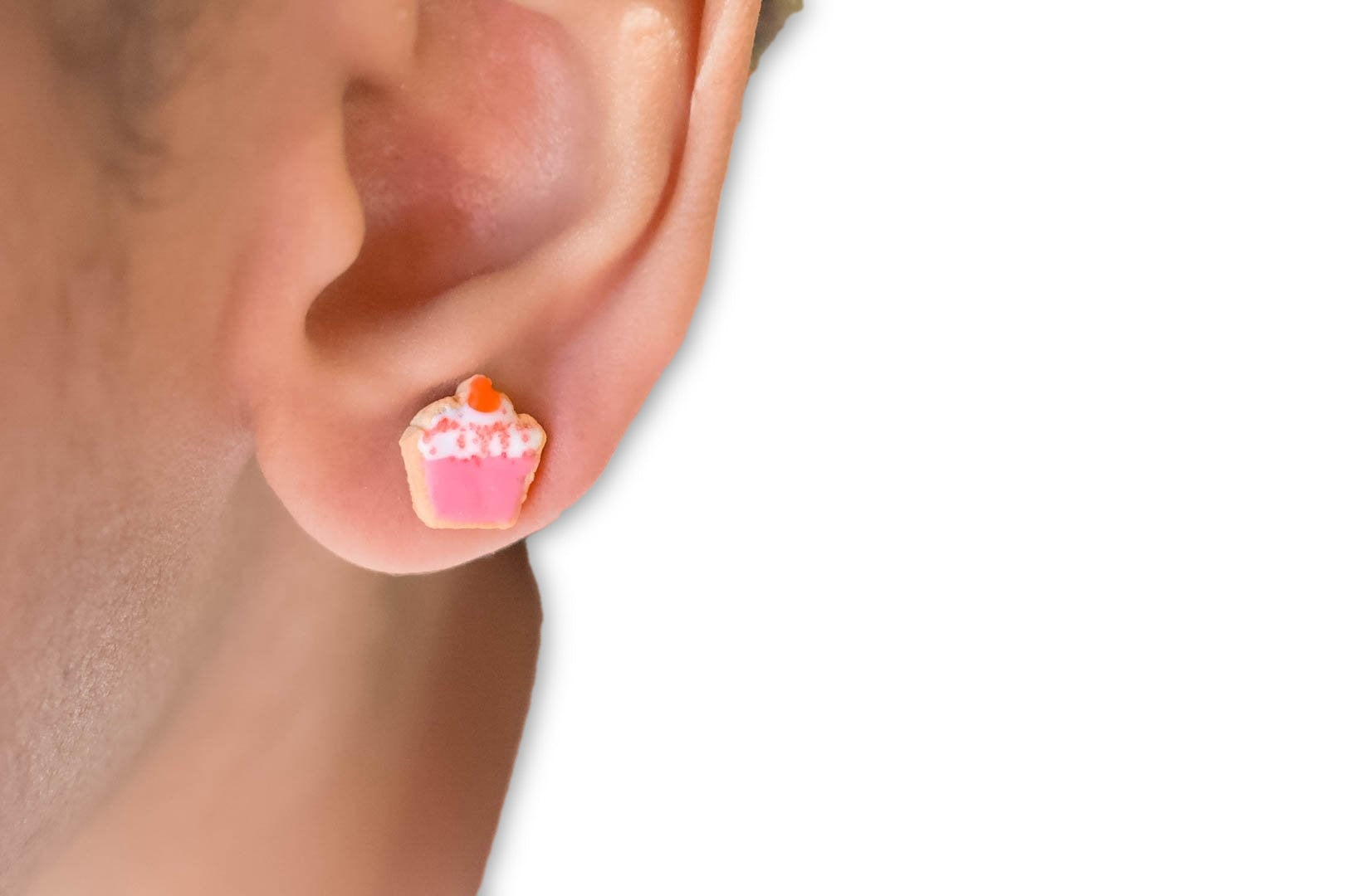 Scented Mommy & Me Cupcake Sugar Cookie Stud Earrings Set - Decadent Minis