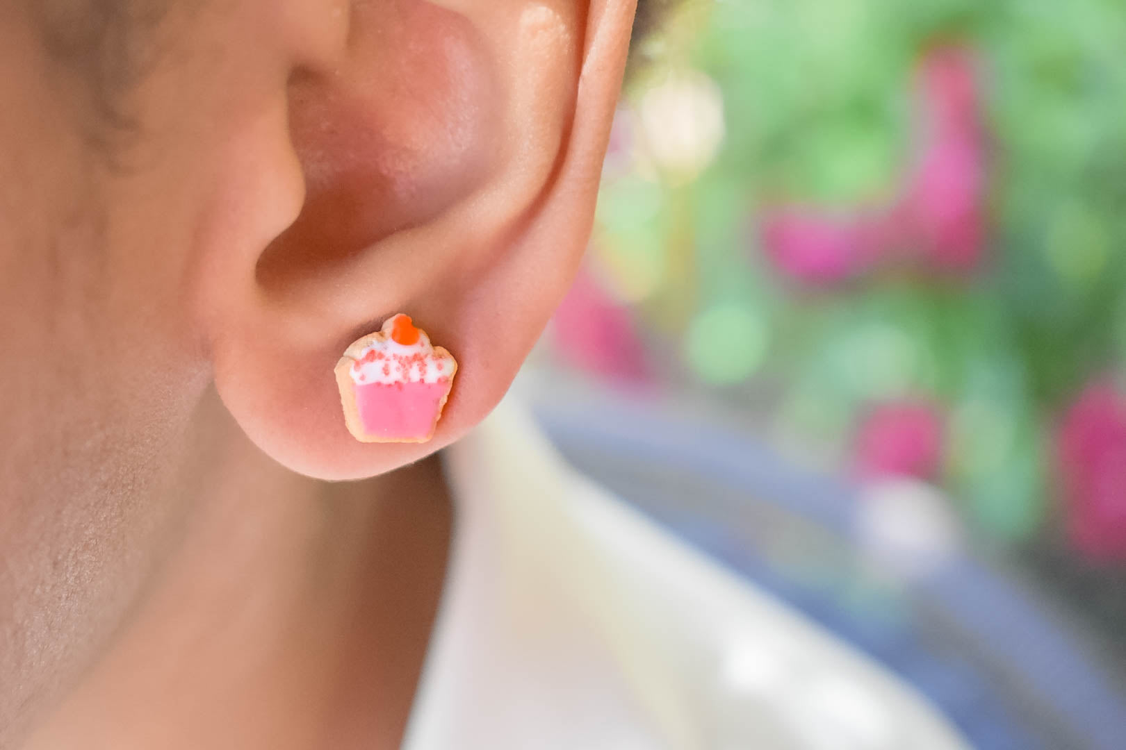 Scented Mommy & Me Cupcake Sugar Cookie Stud Earrings Set - Decadent Minis