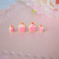 Scented Mommy & Me Cupcake Sugar Cookie Stud Earrings Set - Decadent Minis