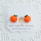 Scented Georgia Peach Stud Earrings - Decadent Minis