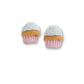 Scented Cupcake Stud Earring -Light Pink - Decadent Minis
