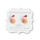 Scented Strawberry Cupcake Stud Earrings - Decadent Minis