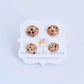 Scented Mommy & Me Chocolate Chip Cookie Earrings Gift Set - Decadent Minis