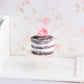 Scented 1:12 Dollhouse Miniature Chocolate Naked Cake - Decadent Minis