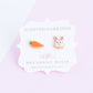 Scented Bunny & Carrot Sugar Cookie Earrings - Decadent Minis