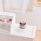 Scented 1:12 Dollhouse Miniature Chocolate Naked Cake - Decadent Minis