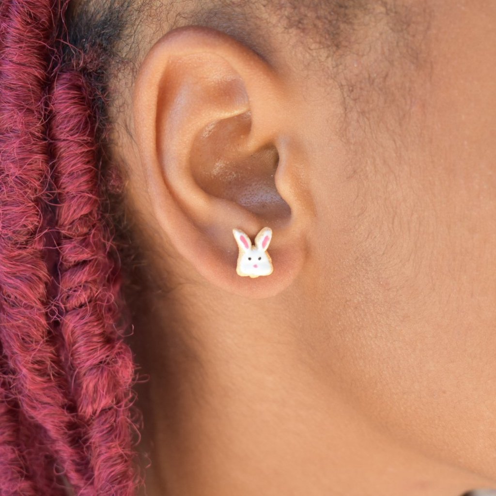 Scented Bunny & Carrot Sugar Cookie Earrings - Decadent Minis