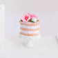 Scented 1:12 Dollhouse Miniature Vanilla Macaron Naked Cake - Decadent Minis