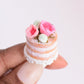 Scented 1:12 Dollhouse Miniature Vanilla Macaron Naked Cake - Decadent Minis