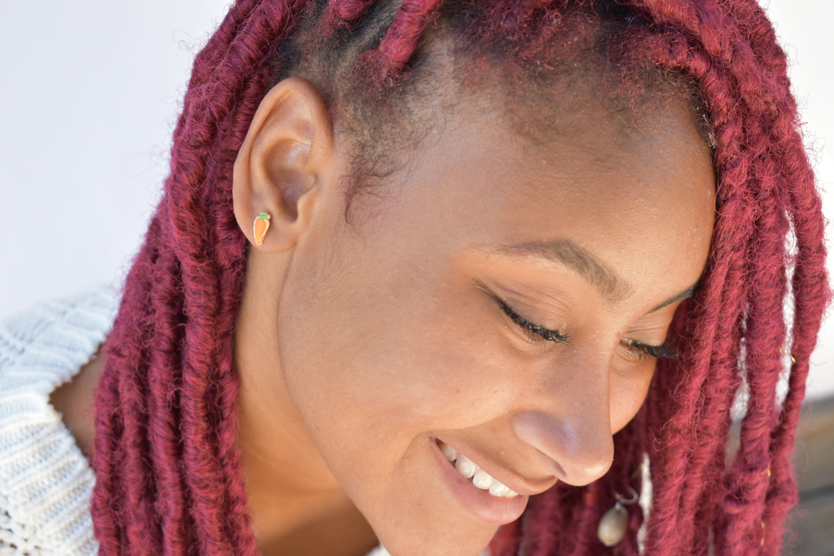 Scented Bunny & Carrot Sugar Cookie Earrings - Decadent Minis