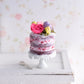 Scented 1:12 Dollhouse Miniature Red Velvet Macaron Naked Cake - Decadent Minis