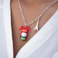 Scented Christmas Macaron Stack Necklace - Decadent Minis