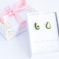 Scented Avocado Earrings - Decadent Minis