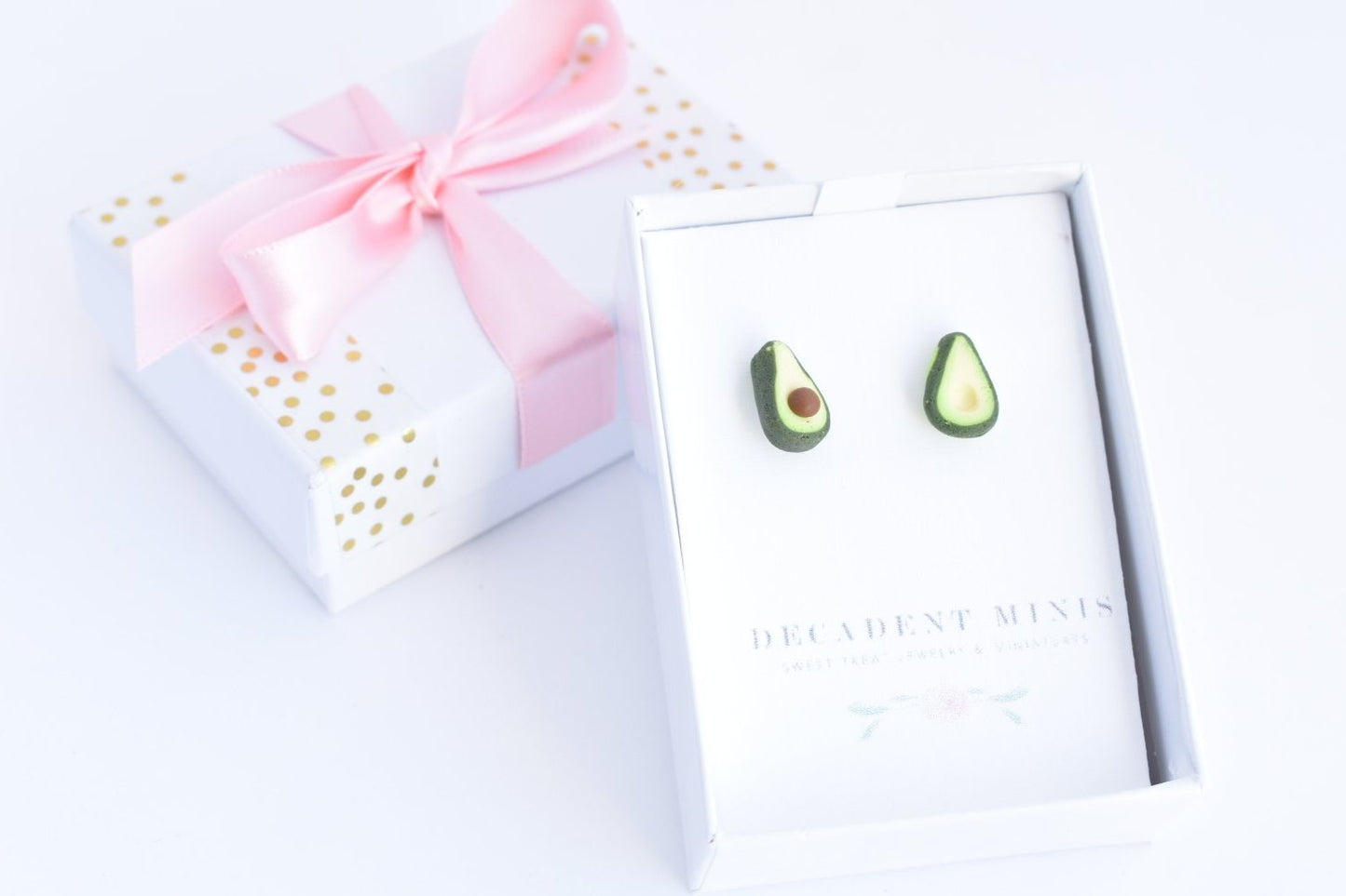 Scented Avocado Earrings - Decadent Minis