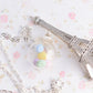 Pastel Macaron Cookie Jar Globe Necklace - Decadent Minis