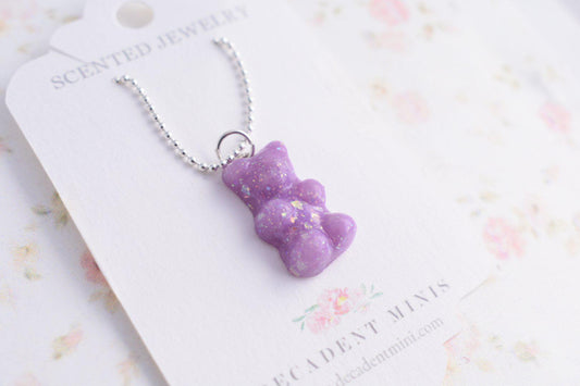 Scented Opal Gummy Bear Necklace - Decadent Minis