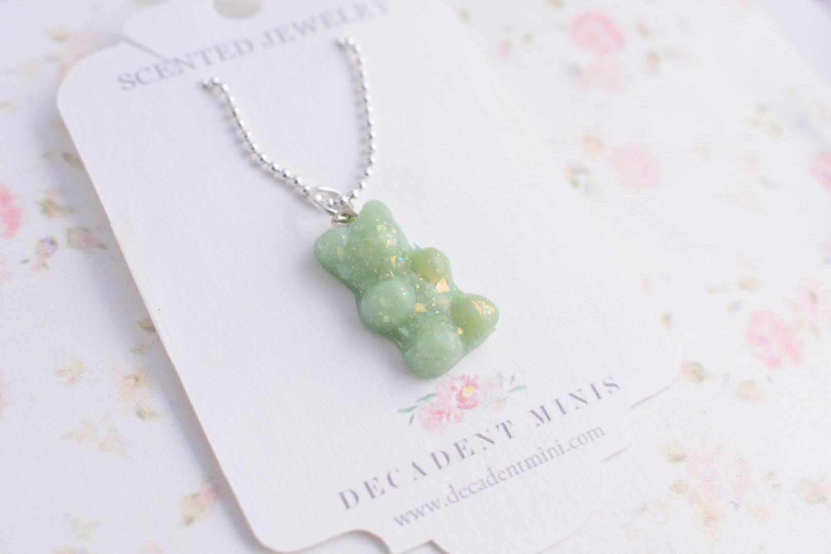 Scented Opal Gummy Bear Necklace - Decadent Minis
