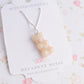 Scented Opal Gummy Bear Necklace Pastel - Decadent Minis