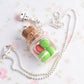 Scented Christmas Macaron Jar Necklace - Decadent Minis