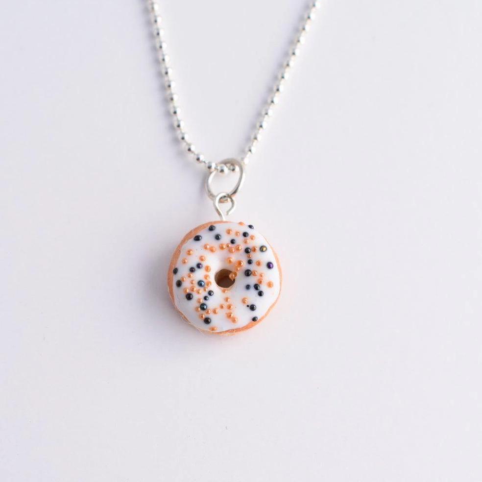 Scented Halloween Funfetti Donut Necklace - Decadent Minis
