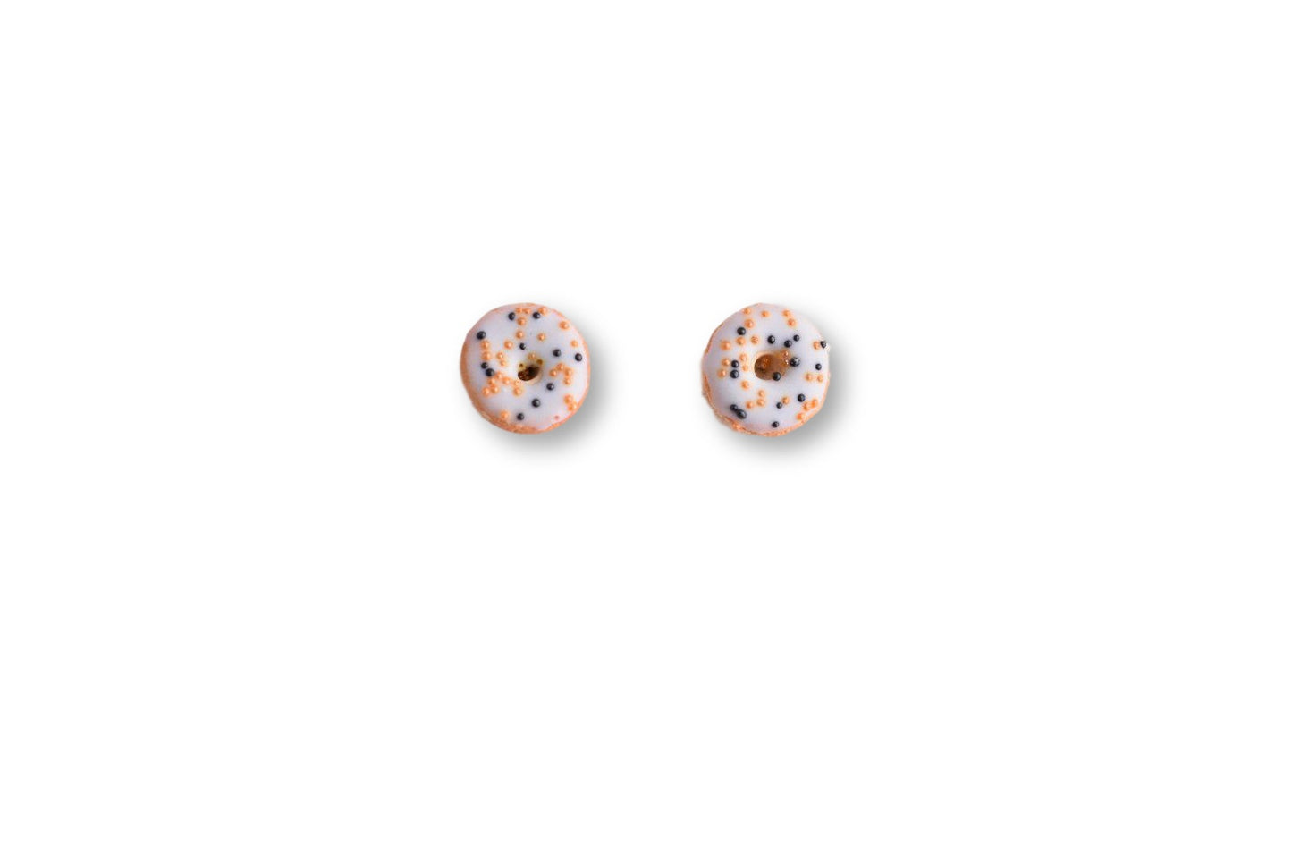 Scented Halloween Funfetti Donut Earrings - Decadent Minis