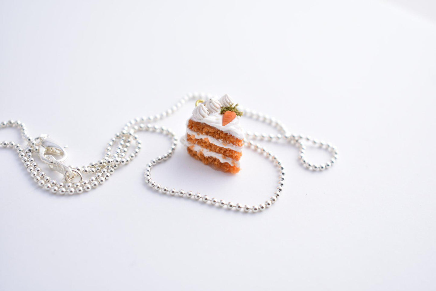 Scented Carrot Cake Necklace - Decadent Minis