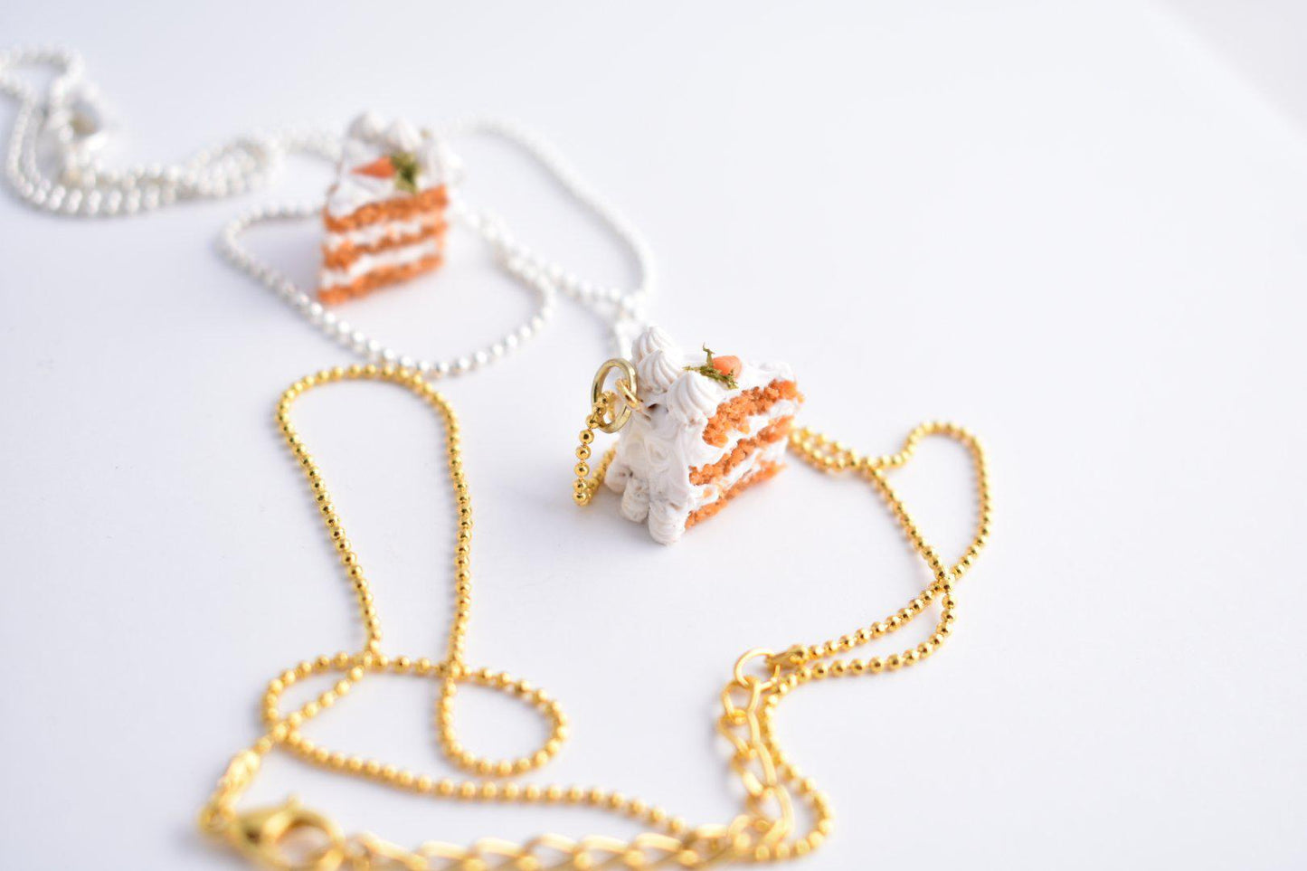 Scented Carrot Cake Necklace - Decadent Minis