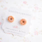 Scented Sugar Donut Earrings - Decadent Minis