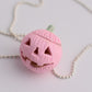 Scented Glow In The Dark Jack O' Lantern Necklace-PINK - Decadent Minis