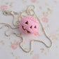 Scented Glow In The Dark Jack O' Lantern Necklace-PINK - Decadent Minis