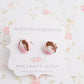 Scented Ice cream Scoop Earrings-Neapolitan - Decadent Minis