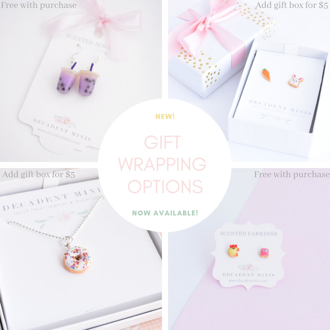 Gift Box/Gift Wrap With Message Upgrade - Decadent Minis