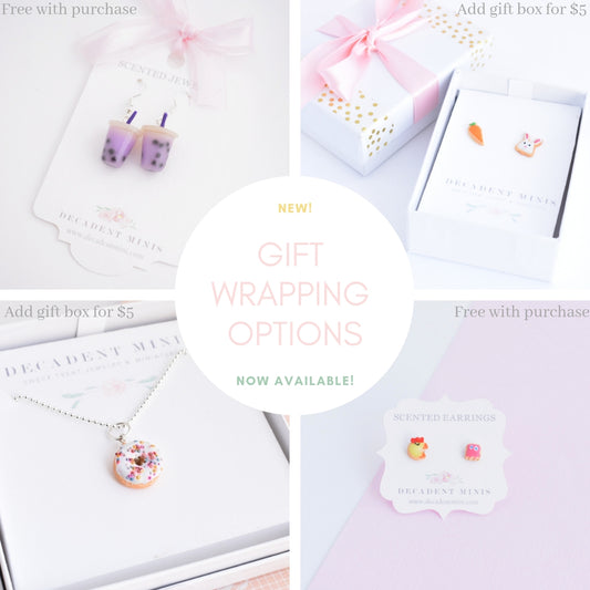 Gift Box/Gift Wrap With Message Upgrade - Decadent Minis