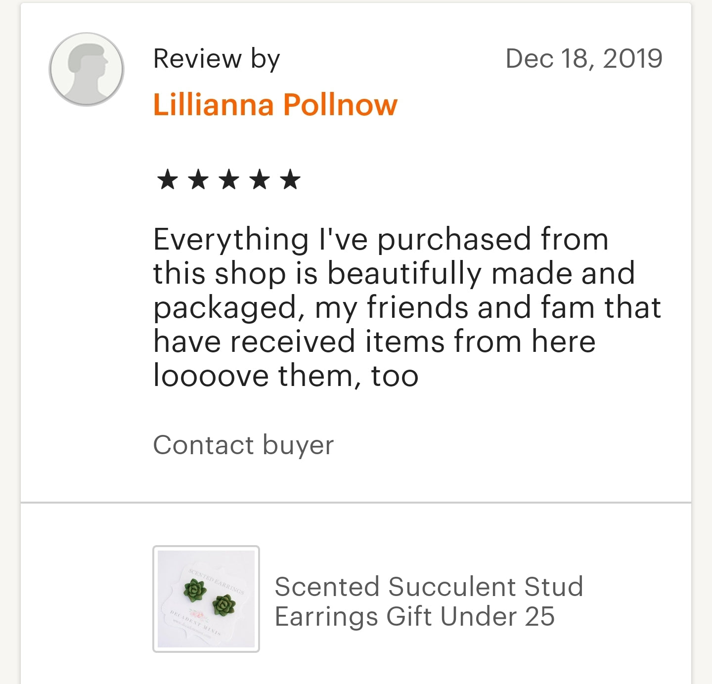 Scented Succulent Earrings - Decadent Minis