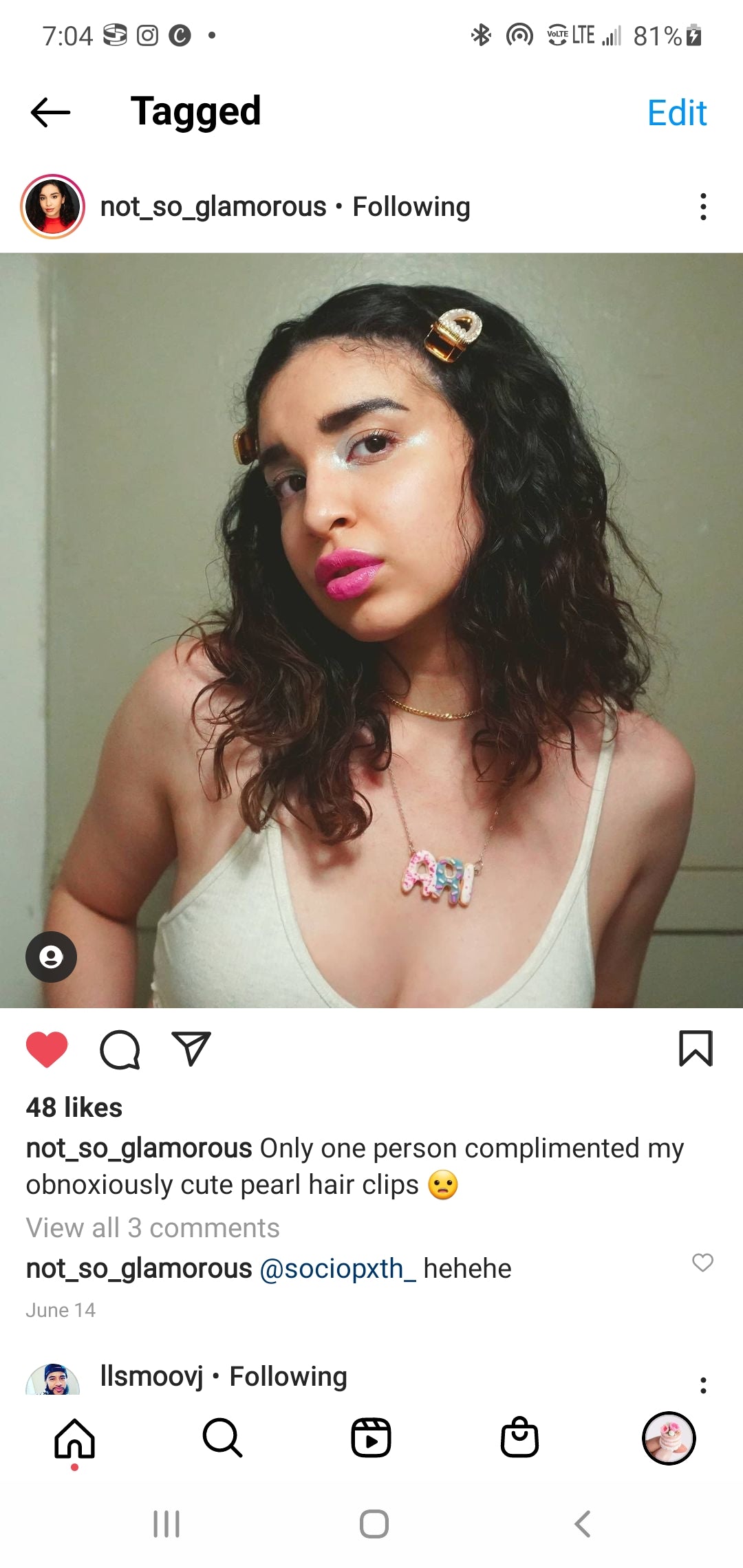 Scented Custom Name Donut Necklace - Decadent Minis