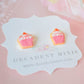 Scented Cupcake Sugar Cookie Stud Earrings - Decadent Minis