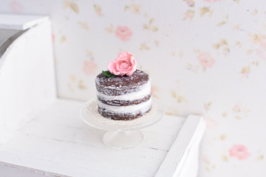 Scented Polymer Clay Chocolate Naked Cake Kit-Workshop In A Box - Decadent Minis