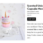 Scented BFF Unicorn Cupcake Charm Set of 2 - Decadent Minis