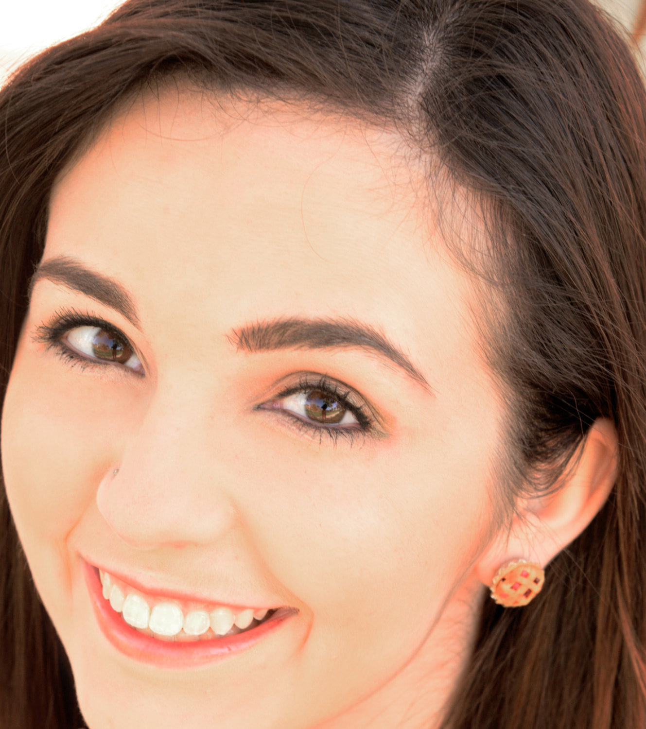 Old fashioned Cherry Pie earrings - Decadent Minis