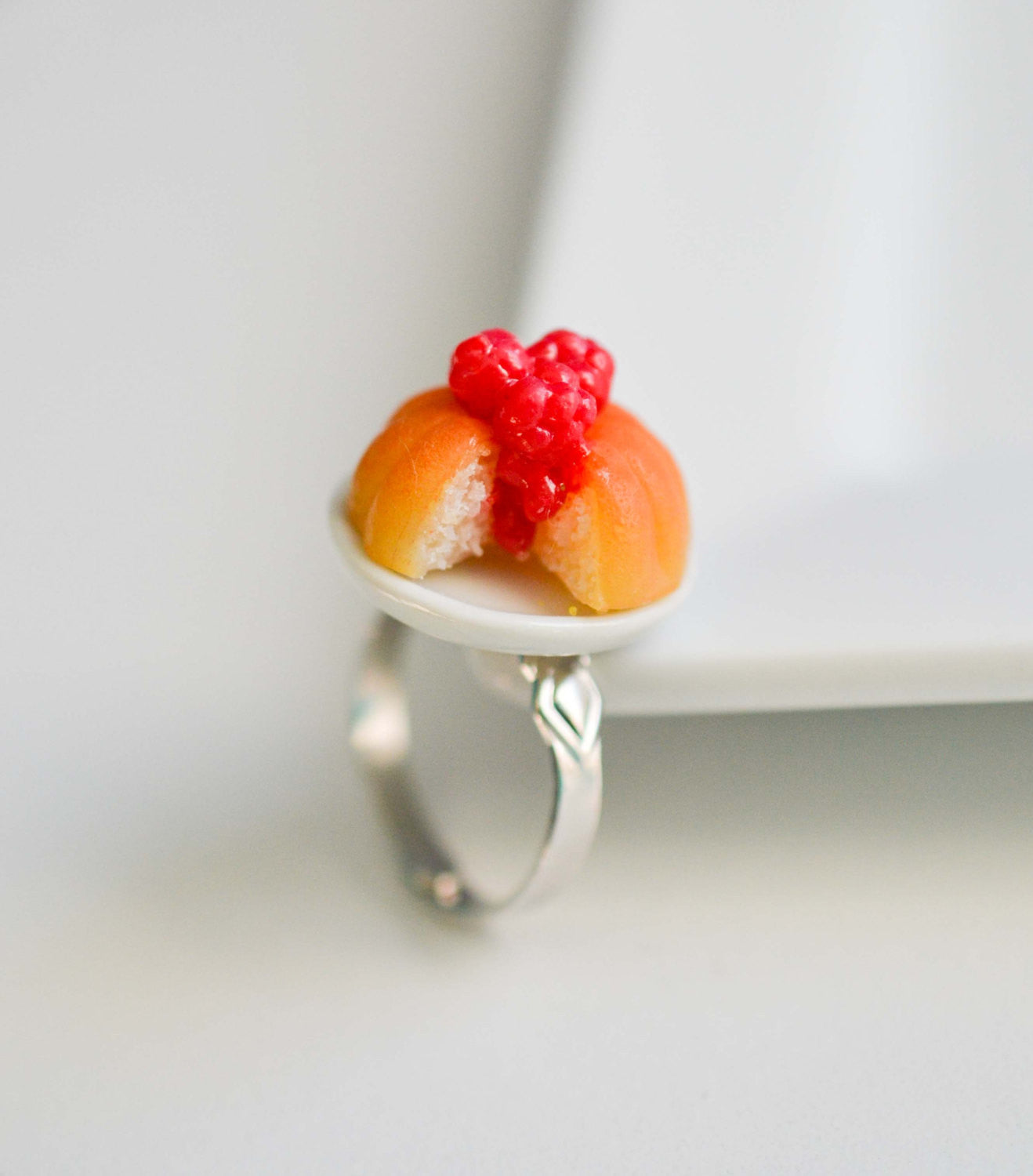 Scented Raspberry Bundt Cake Ring - Decadent Minis