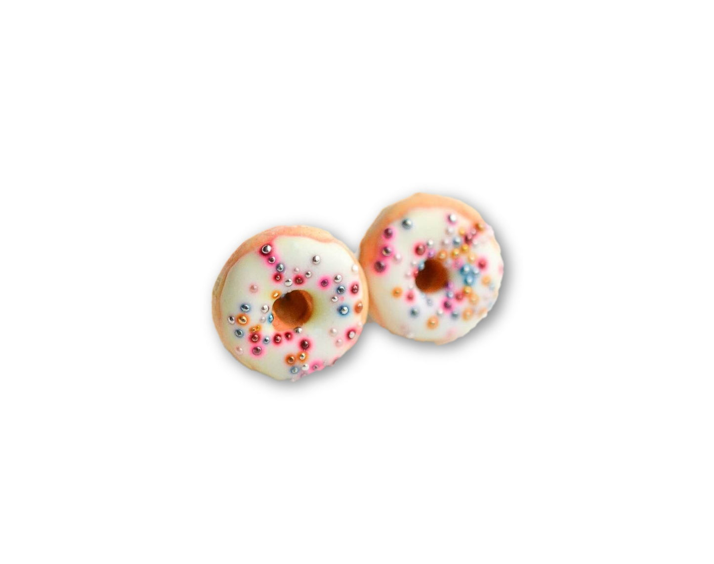 Scented Funfetti Donut Earrings - Decadent Minis