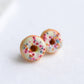 Scented Funfetti Donut Earrings - Decadent Minis