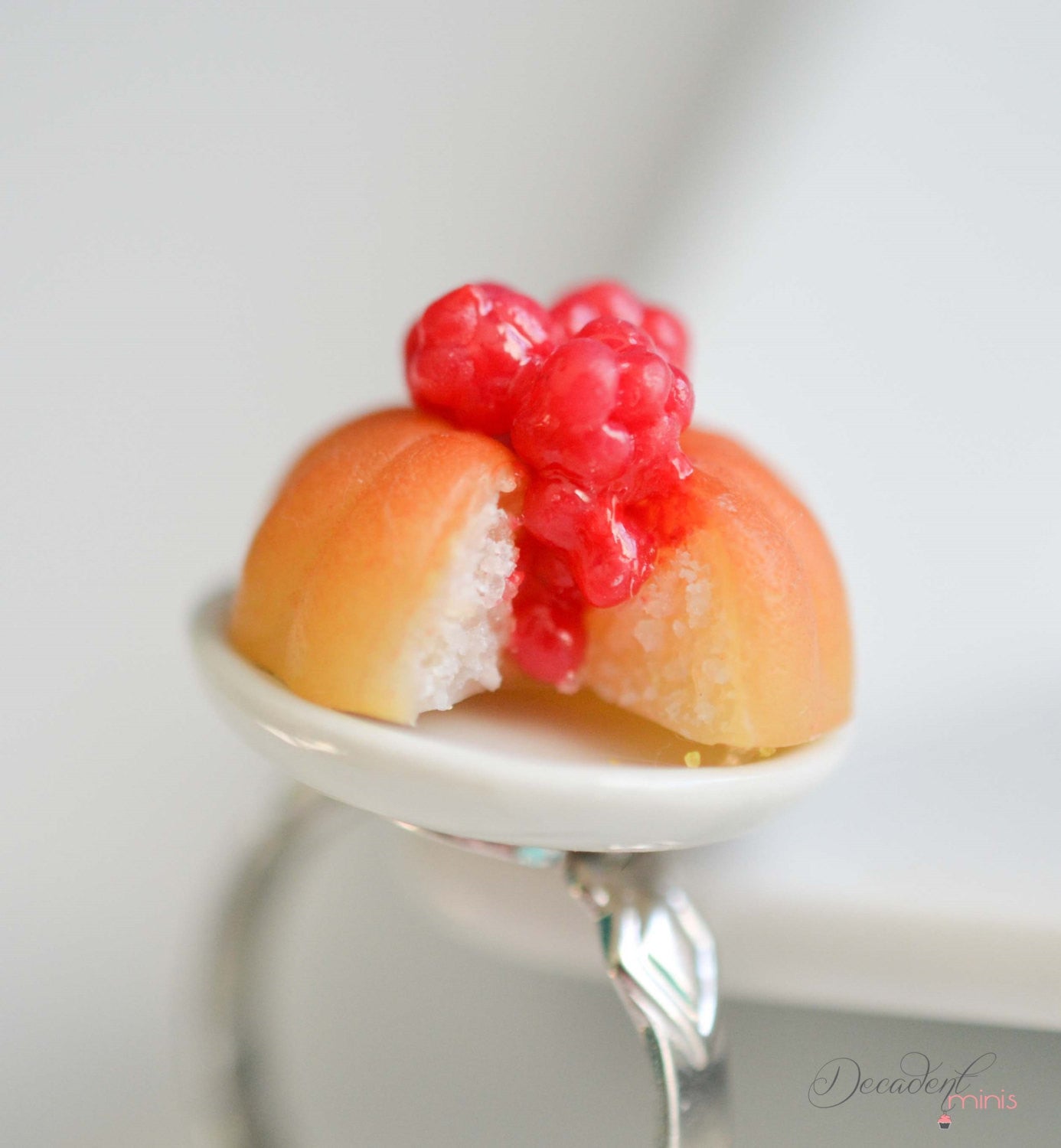 Scented Raspberry Bundt Cake Ring - Decadent Minis